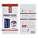 UNIQ Accessory box of 10 - UNIQ Accessory iPhone 14 Privacy Tempered Glass Screenprotector - Black UNIQ Accessory box of 10 - UNIQ Accessory iPhone 14 Privacy Tempered Glass Screenprotector - Black