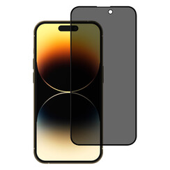 box of 10 - UNIQ Accessory iPhone 14 Pro Display Schutzglas - Privacy Glass - Schwarz