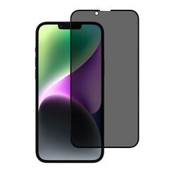 box of 10 - UNIQ Accessory iPhone 14 Plus Screenprotector - Privacy Glass - Zwart