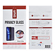 UNIQ Accessory box of 10 - UNIQ Accessory iPhone 14 Plus Privacy Tempered Glass Screenprotector - Black UNIQ Accessory box of 10 - UNIQ Accessory iPhone 14 Plus Privacy Tempered Glass Screenprotector - Black