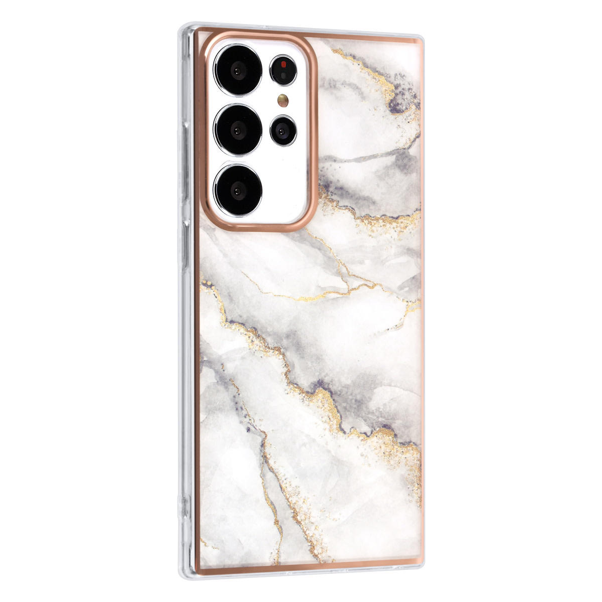 UNIQ Accessory UNIQ Accessory Galaxy S23 Ultra TPU Backcover - Marble White, foto 2 van 4