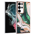 UNIQ Accessory UNIQ Accessory Galaxy S23 Ultra TPU Backcover - Marble Green