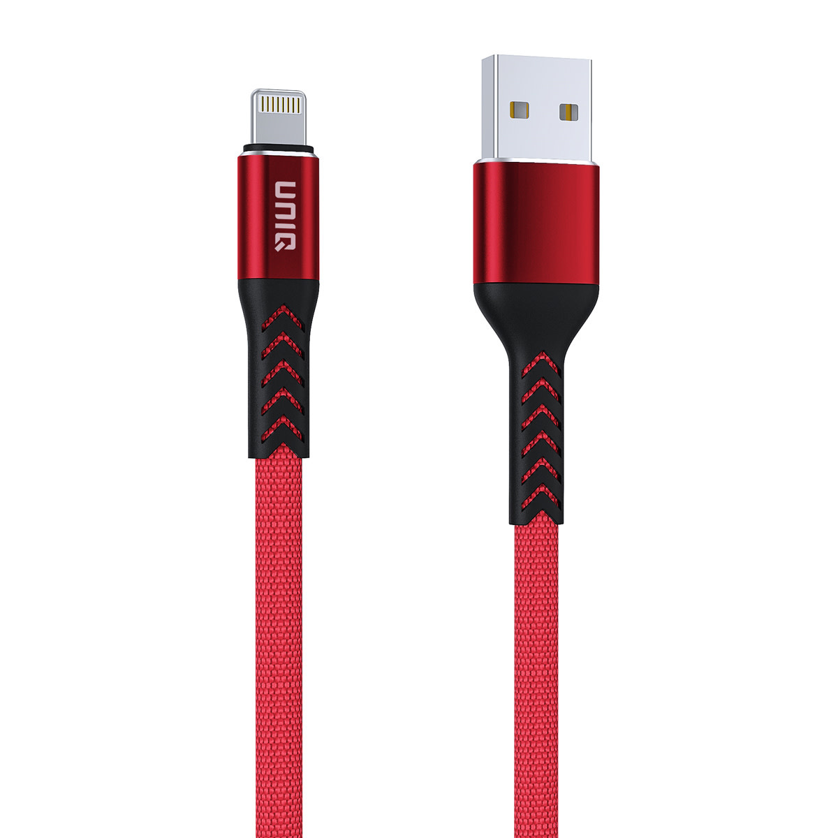 UNIQ Accessory UNIQ Accessory Lightning USB Kabel 200cm snellader dataoverdracht - Rood, foto 2 van 4