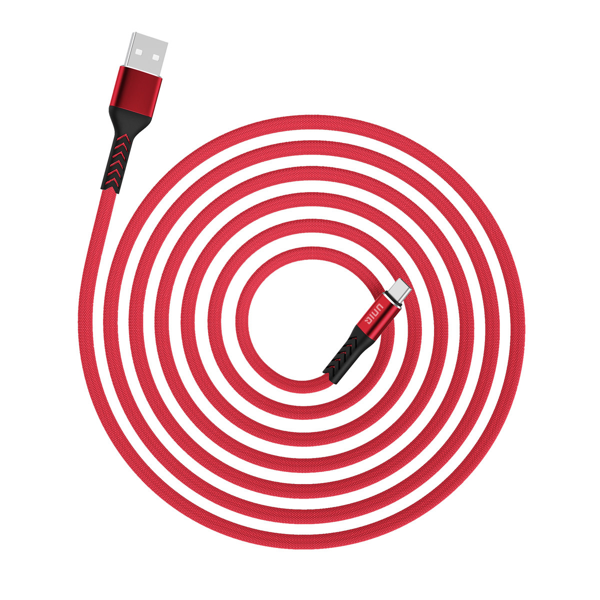 UNIQ Accessory UNIQ Accessory USB Type-C Kabel 200cm snellader dataoverdracht - Rood, foto 2 van 4
