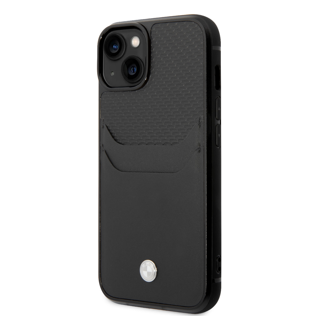 BMW BMW iPhone 14 & 15 Plus Hardcase Backcover - Card holder - Zwart, foto 2 van 6