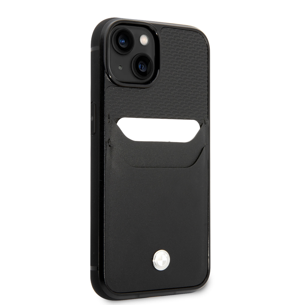 BMW BMW iPhone 14 & 15 Plus Hardcase Backcover - Card holder - Zwart, foto 4 van 6