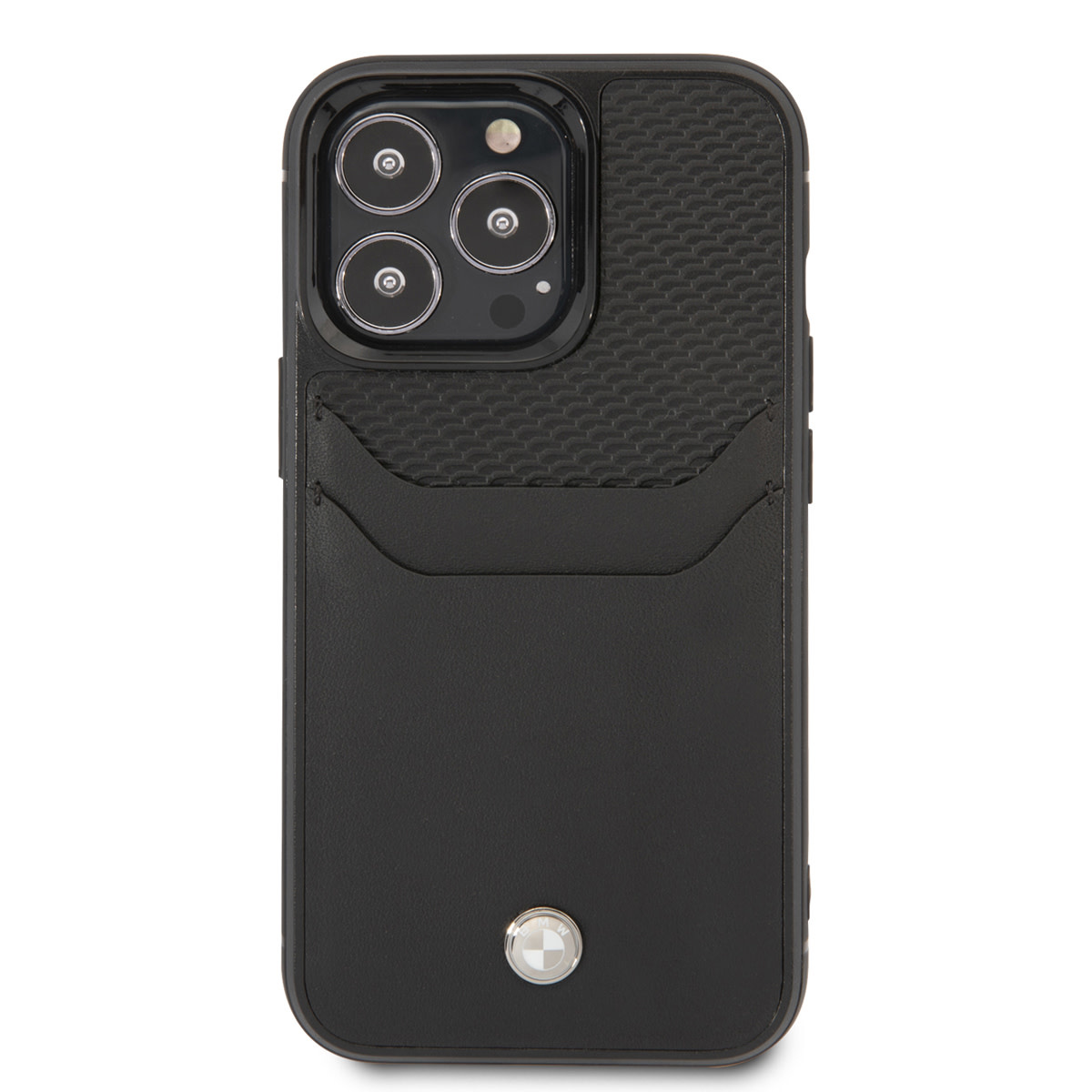 BMW BMW iPhone 14 Pro Max Hardcase Backcover - Card holder - Zwart, foto 3 van 6