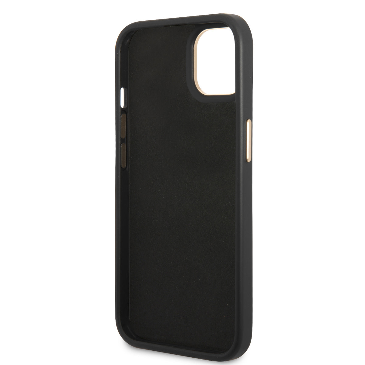 Guess Guess iPhone 14 & 15 Plus Hardcase Backcover - Croco - Metal Buttons & Camera - Zwart, foto 6 van 6