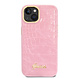 Guess Guess Coque arriere rigide pour iPhone 14 & 15 Plus - Croco - Metal Buttons & Camera - Rose Guess Guess Coque arriere rigide pour iPhone 14 & 15 Plus - Croco - Metal Buttons & Camera - Rose
