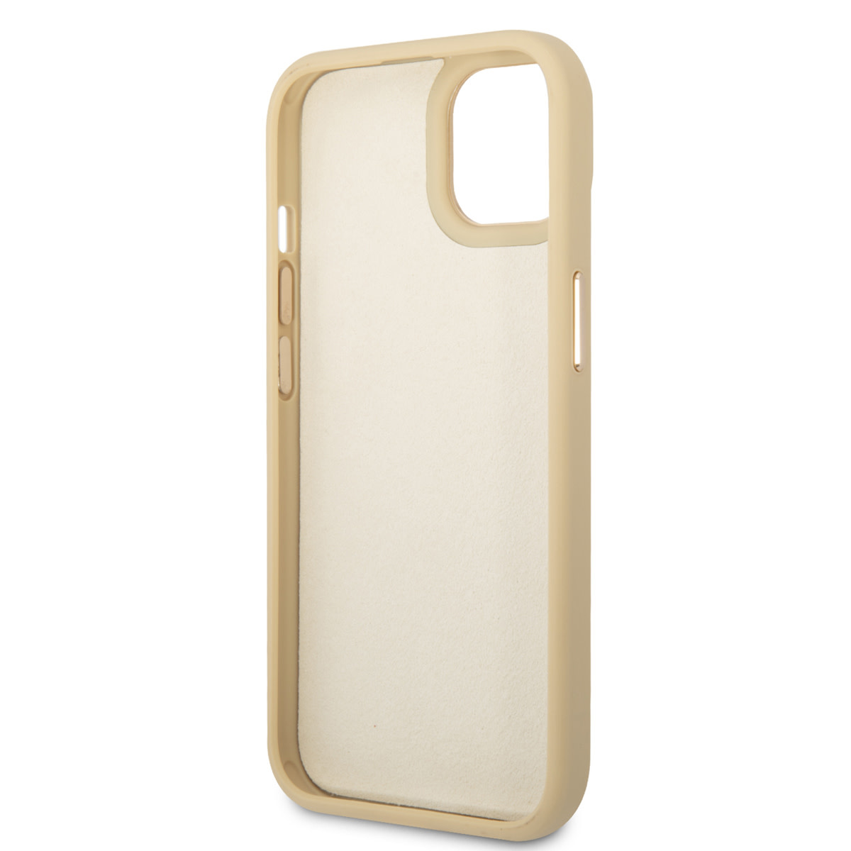 Guess Guess iPhone 14 & 13 Hardcase Backcover - Croco - Metal Buttons & Camera - Goud, foto 6 van 6