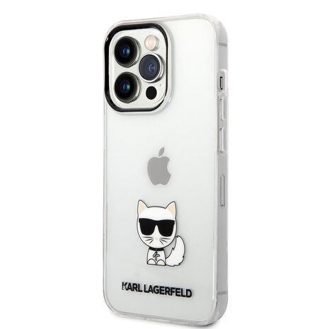 Karl Lagerfeld Karl Lagerfeld Coque arrière en TPU pour iPhone 14 Pro - Choupette - Transparent Karl Lagerfeld Karl Lagerfeld Coque arrière en TPU pour iPhone 14 Pro - Choupette - Transparent
