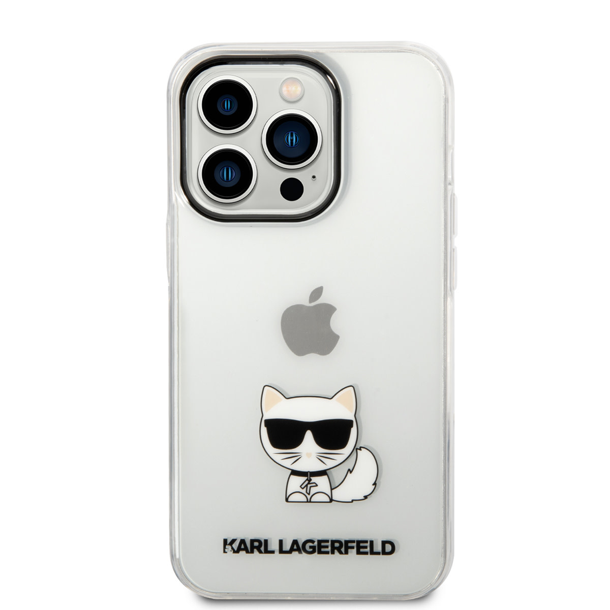 Karl Lagerfeld Karl Lagerfeld iPhone 14 Pro TPU Backcover - Choupette - Transparant, foto 3 van 6
