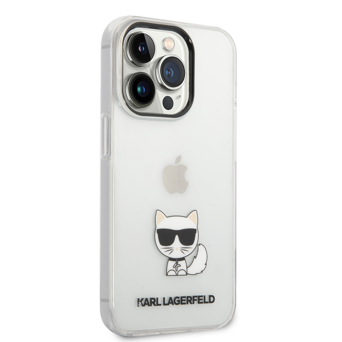 Karl Lagerfeld Karl Lagerfeld iPhone 14 Pro TPU Backcover - Choupette - Transparant, foto 4 van 6