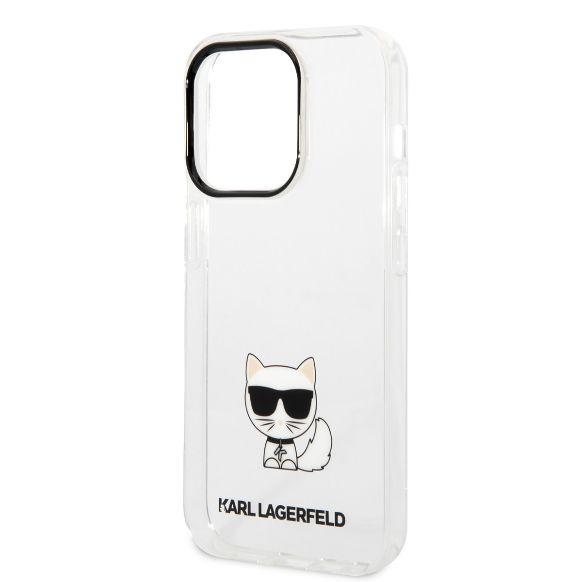 Karl Lagerfeld Karl Lagerfeld iPhone 14 Pro TPU Backcover - Choupette - Transparant, foto 5 van 6