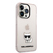 Karl Lagerfeld Karl Lagerfeld Coque arrière en TPU pour iPhone 14 Pro - Choupette - Transparent - Rose Karl Lagerfeld Karl Lagerfeld Coque arrière en TPU pour iPhone 14 Pro - Choupette - Transparent - Rose