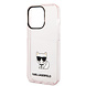 Karl Lagerfeld Karl Lagerfeld Coque arrière en TPU pour iPhone 14 Pro - Choupette - Transparent - Rose Karl Lagerfeld Karl Lagerfeld Coque arrière en TPU pour iPhone 14 Pro - Choupette - Transparent - Rose
