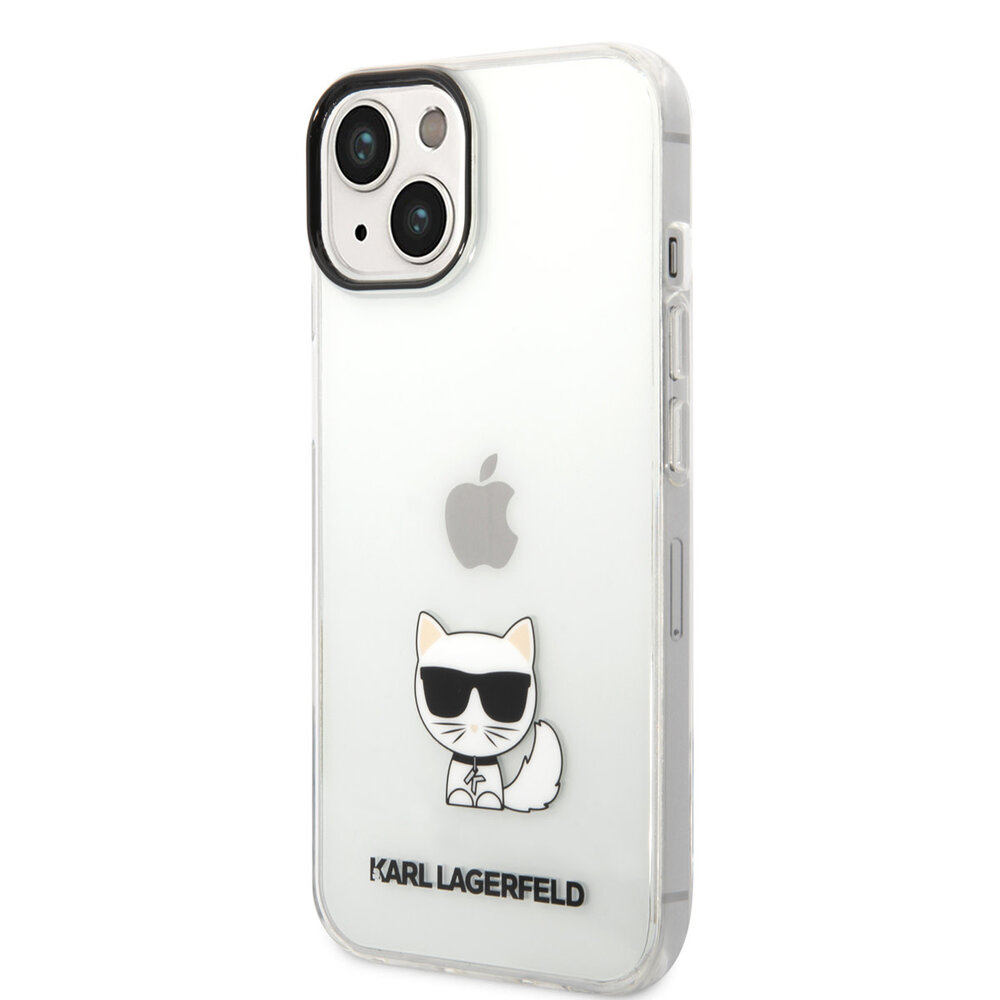Karl Lagerfeld Karl Lagerfeld Coque arriere en TPU pour iPhone 14 & 15 Plus - Choupette - Transparent Karl Lagerfeld Karl Lagerfeld Coque arriere en TPU pour iPhone 14 & 15 Plus - Choupette - Transparent