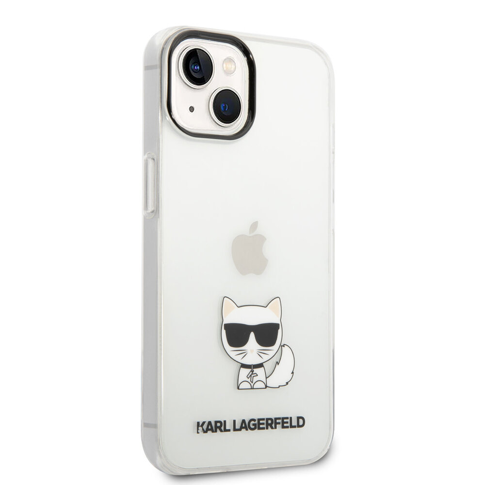 Karl Lagerfeld Karl Lagerfeld Coque arriere en TPU pour iPhone 14 & 15 Plus - Choupette - Transparent Karl Lagerfeld Karl Lagerfeld Coque arriere en TPU pour iPhone 14 & 15 Plus - Choupette - Transparent