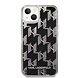 Karl Lagerfeld Karl Lagerfeld Coque arriere en TPU pour iPhone 14 & 15 Plus - Liquid Glitter - Monogram - Noir Karl Lagerfeld Karl Lagerfeld Coque arriere en TPU pour iPhone 14 & 15 Plus - Liquid Glitter - Monogram - Noir