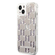 Karl Lagerfeld Karl Lagerfeld Coque arriere en TPU pour iPhone 14 & 15 Plus - Liquid Glitter - Monogram - Argent Karl Lagerfeld Karl Lagerfeld Coque arriere en TPU pour iPhone 14 & 15 Plus - Liquid Glitter - Monogram - Argent
