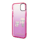Karl Lagerfeld Karl Lagerfeld Coque arriere rigide pour iPhone 14 & 15 Plus - K&C - Gradient - Rose Karl Lagerfeld Karl Lagerfeld Coque arriere rigide pour iPhone 14 & 15 Plus - K&C - Gradient - Rose