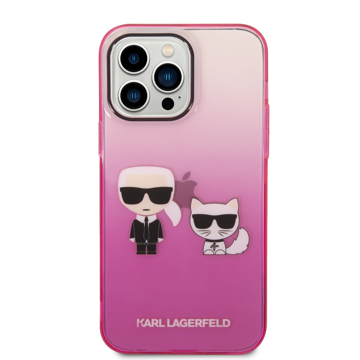 Karl Lagerfeld Karl Lagerfeld iPhone 14 Pro Max Hardcase Backcover - K&C - Gradient - Roze, foto 3 van 6