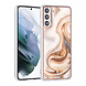UNIQ Accessory UNIQ Classic Case Samsung Galaxy S21 Plus TPU Backcover hoesje - Marble Brown UNIQ Accessory UNIQ Classic Case Samsung Galaxy S21 Plus TPU Backcover hoesje - Marble Brown