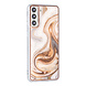 UNIQ Accessory UNIQ Classic Case Samsung Galaxy S21 Plus TPU Backcover hoesje - Marble Brown UNIQ Accessory UNIQ Classic Case Samsung Galaxy S21 Plus TPU Backcover hoesje - Marble Brown