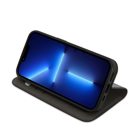 Guess Guess iPhone 14 & 15 Plus Book-Case hul - Croco - 3 Kartenfacher - Schwarz Guess Guess iPhone 14 & 15 Plus Book-Case hul - Croco - 3 Kartenfacher - Schwarz