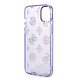 Guess Guess iPhone 14 & 15 Plus Hardcase Backcover - Peony Glitter - Lilac Guess Guess iPhone 14 & 15 Plus Hardcase Backcover - Peony Glitter - Lilac