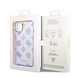 Guess Guess iPhone 14 & 15 Plus Hardcase Backcover - Peony Glitter - Lilac Guess Guess iPhone 14 & 15 Plus Hardcase Backcover - Peony Glitter - Lilac