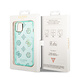 Guess Guess iPhone 14 & 15 Plus Hardcase Backcover - Peony Glitter - Turquoise Guess Guess iPhone 14 & 15 Plus Hardcase Backcover - Peony Glitter - Turquoise