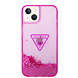 Guess Guess iPhone 14 & 15 Plus Hardcase-Ruckseite - Liquid Glitter - Durchscheinend - Fuchsia Guess Guess iPhone 14 & 15 Plus Hardcase-Ruckseite - Liquid Glitter - Durchscheinend - Fuchsia