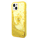 Guess Guess Coque arriere rigide pour iPhone 14 & 15 Plus - Liquid Glitter - Translucide - Jaune Guess Guess Coque arriere rigide pour iPhone 14 & 15 Plus - Liquid Glitter - Translucide - Jaune