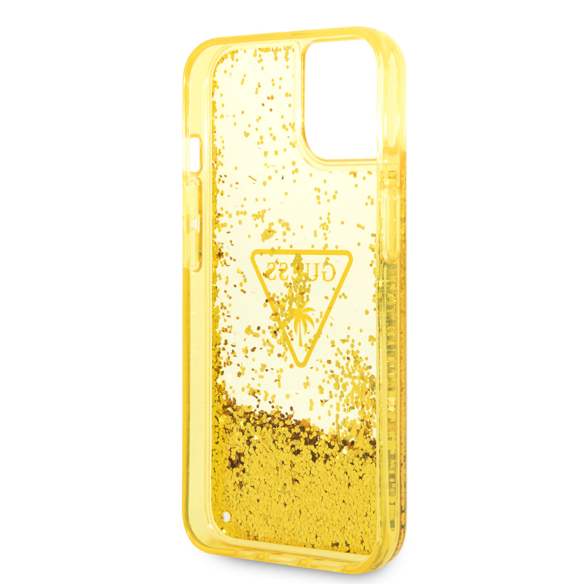 Guess Guess TPU Liquid Glitter Translucent Hardcase Hoesje voor Apple iPhone 14 & 15 Plus, foto 6 van 6