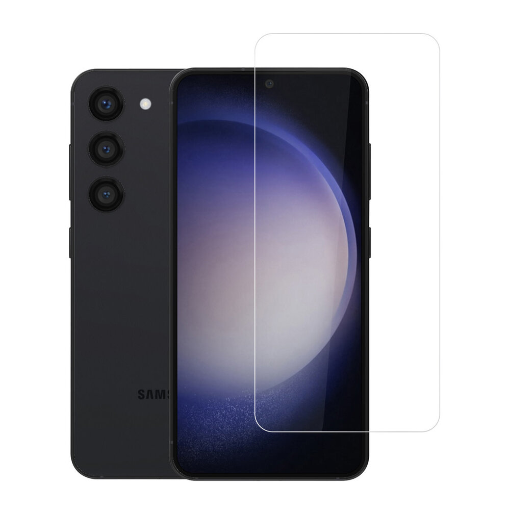 TUNIQ box of 10 - TUNIQ Galaxy S23 Screenprotector - Transparant TUNIQ box of 10 - TUNIQ Galaxy S23 Screenprotector - Transparant