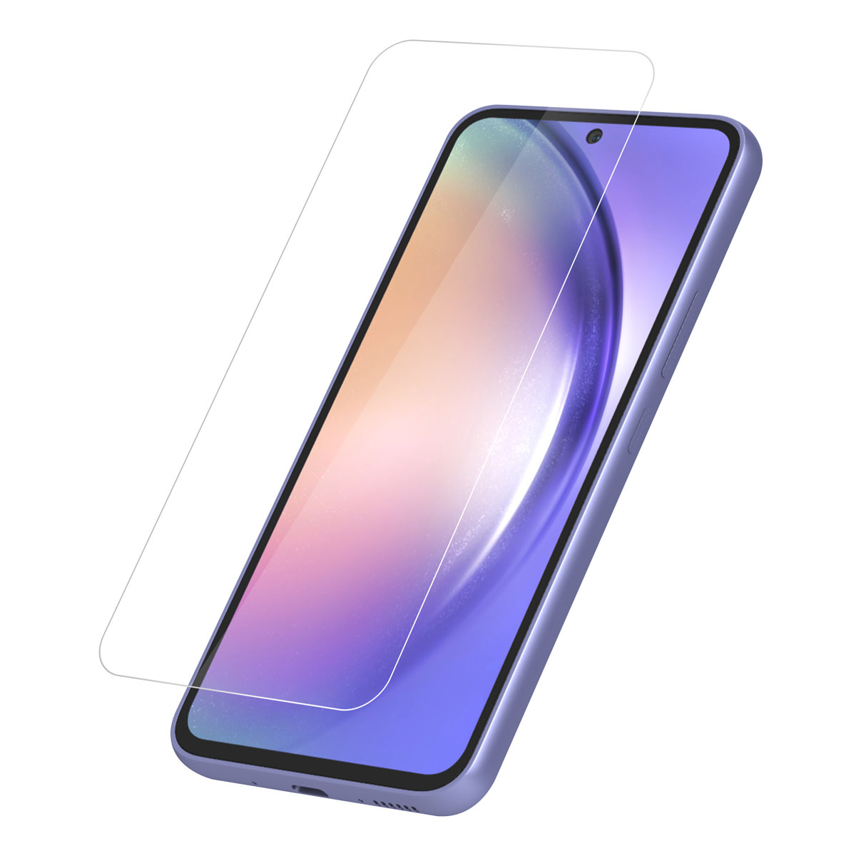TUNIQ box of 10 - TUNIQ Galaxy A54 5G Screenprotector - Tempered Glass - Transparant, foto 2 van 3