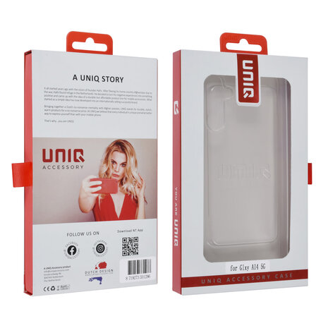 UNIQ Accessory Coque arrière en TPU UNIQ Accessory Galaxy A14 5G - Transparent UNIQ Accessory Coque arrière en TPU UNIQ Accessory Galaxy A14 5G - Transparent