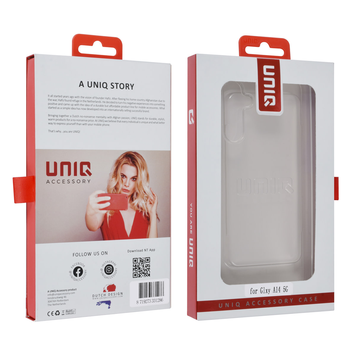UNIQ Accessory UNIQ Accessory Samsung Galaxy A14 5G TPU Backcover - Transparant, foto 4 van 4