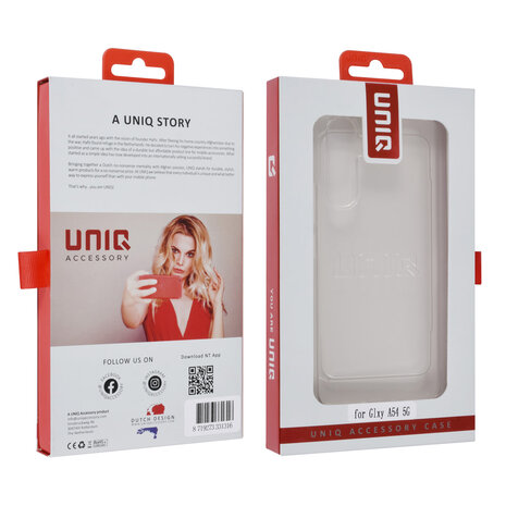 UNIQ Accessory Coque arrière en TPU UNIQ Accessory Galaxy A54 5G - Transparent UNIQ Accessory Coque arrière en TPU UNIQ Accessory Galaxy A54 5G - Transparent