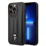 Karl Lagerfeld Karl Lagerfeld Coque arrière rigide pour iPhone 14 Pro - Puffy Ikonik Pin - Nylon - Noir Karl Lagerfeld Karl Lagerfeld Coque arrière rigide pour iPhone 14 Pro - Puffy Ikonik Pin - Nylon - Noir
