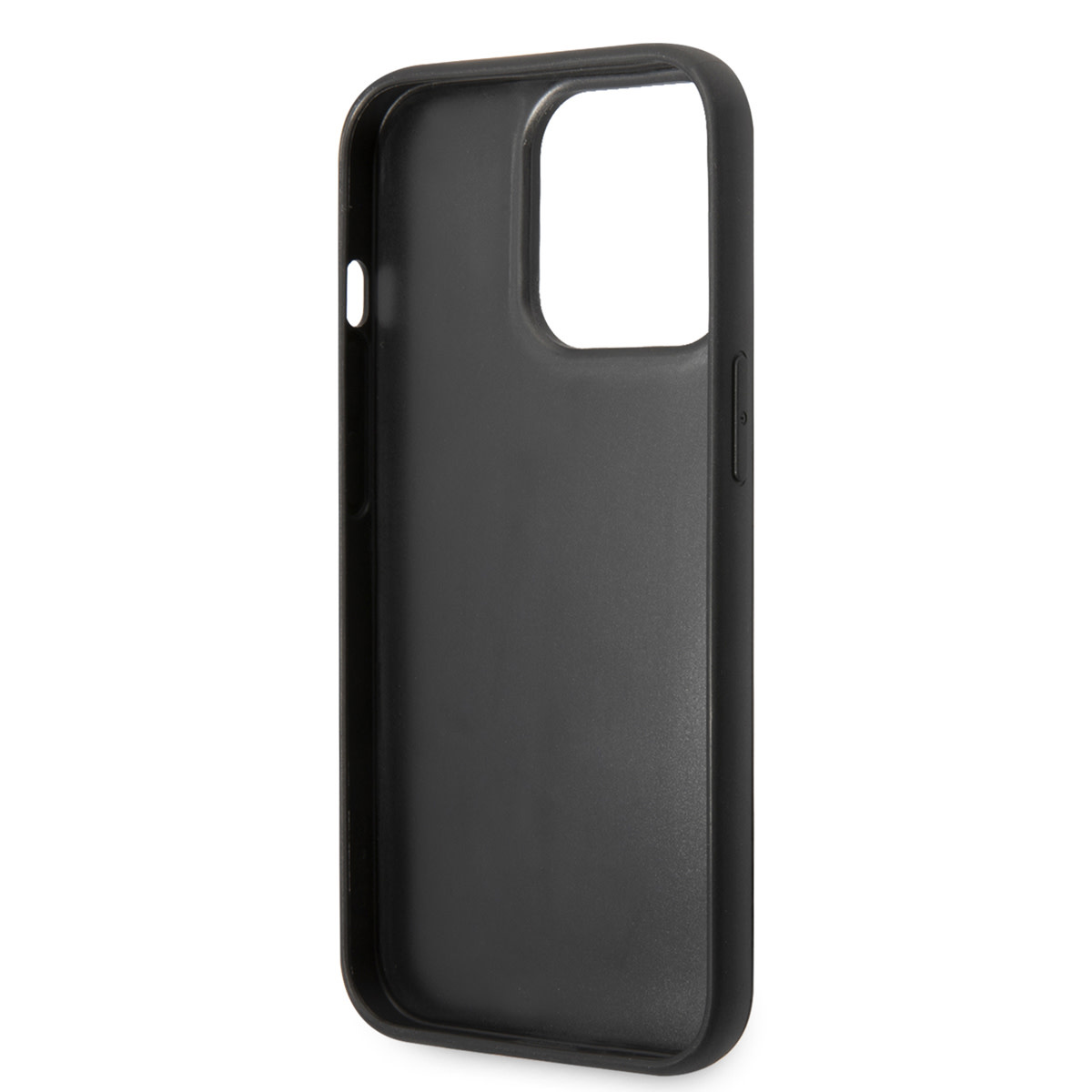 Karl Lagerfeld Karl Lagerfeld iPhone 14 Pro Hardcase Backcover - Puffy Ikonik Pin - Nylon - Zwart, foto 6 van 6