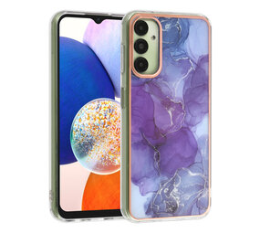 UNIQ Accessory UNIQ Accessory Galaxy A14 5G TPU Backcover - Marble Purple UNIQ Accessory UNIQ Accessory Galaxy A14 5G TPU Backcover - Marble Purple