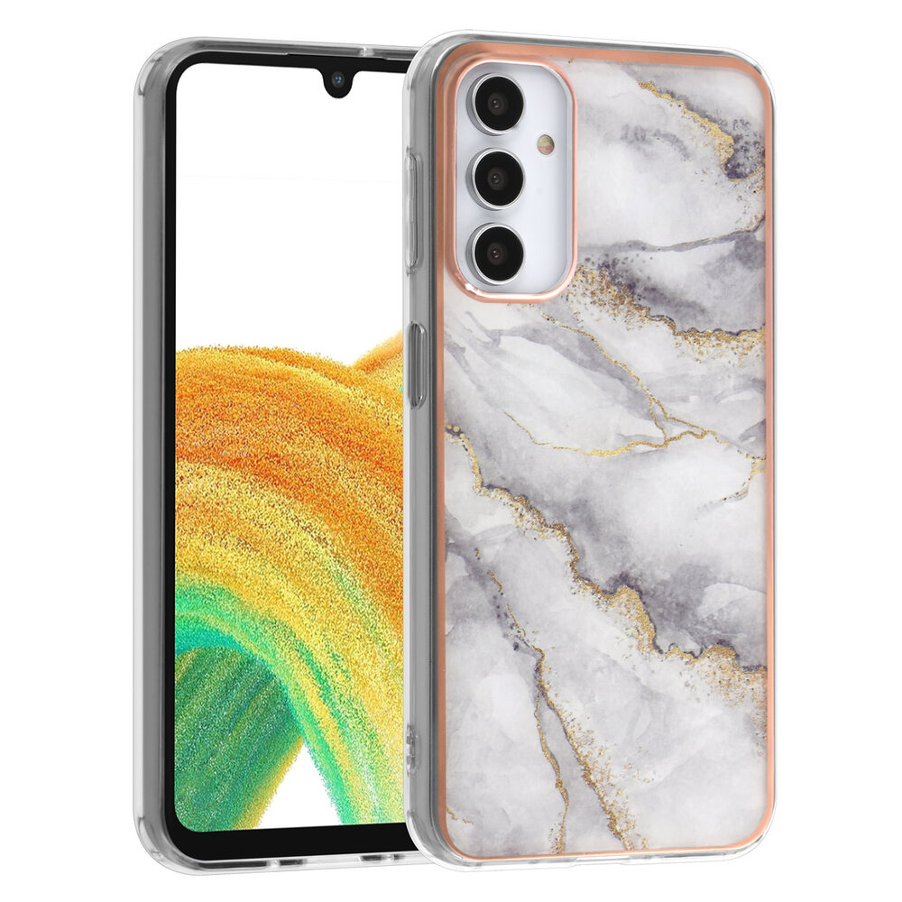 UNIQ Accessory UNIQ Accessory Samsung Galaxy A24 TPU Hülle - Marble White UNIQ Accessory UNIQ Accessory Samsung Galaxy A24 TPU Hülle - Marble White