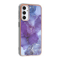 UNIQ Accessory UNIQ Accessory Galaxy A24 TPU Backcover - Marble Purple