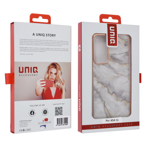 UNIQ Accessory UNIQ Accessory Samsung Galaxy A54 5G TPU Hülle - Marble White