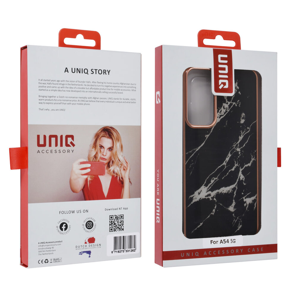 UNIQ Accessory UNIQ Accessory Samsung Galaxy A54 5G TPU Hülle - Marble Black UNIQ Accessory UNIQ Accessory Samsung Galaxy A54 5G TPU Hülle - Marble Black