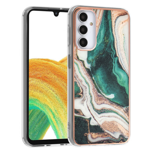 UNIQ Accessory UNIQ Accessory Galaxy A24 TPU Backcover - Marble Green