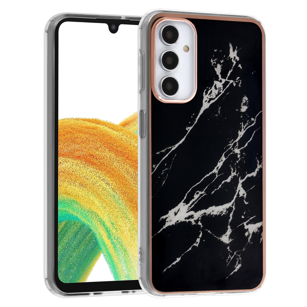 UNIQ Accessory UNIQ Accessory Galaxy A24 TPU Backcover - Marble Black