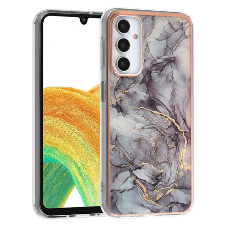 UNIQ Accessory UNIQ Accessory Galaxy A24 TPU Backcover - Marble Grey UNIQ Accessory UNIQ Accessory Galaxy A24 TPU Backcover - Marble Grey